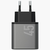 Energea Ampcharge GaN45 2xUSB-C PD/PPS/QC3.0 45W hálózati töltő - szürke - 4. kép
