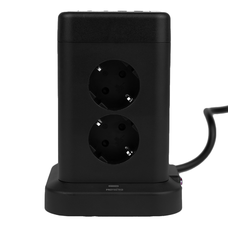 Huslog függőleges hosszabbító USB-vel