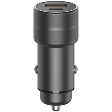 ENERGEA autós töltő 1xUSB+1xUSB-C PD-QC3.0 38W pisztolyacél Alu Drive PD20+