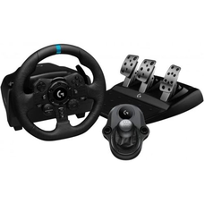 Logitech Racing Wheel G923 SE TrueForce pedálokkal és váltóval (6 sebességes) PC-hez, PS5-höz, PS4-hez, fekete EU (991-000531)