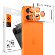 iPhone 17 Pro Spigen Optik Pro XL „EZ Fit” kamera üvegfólia 2 darabos fekete