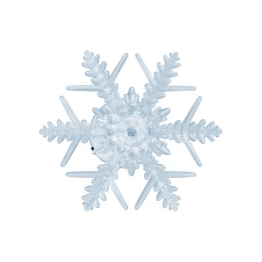 Home KID 331/WH LED-es hópehely ablakdísz, beltéri kivitel, öntapadós, hidegfehér LED