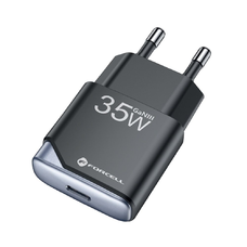 Forcell F-Energy Ultra Slim GaN III hálózati töltő, USB-C, PD/QC4.0, 3A/35 W, fekete (B135101-E)