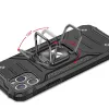 Wozinsky Ring Armor Case Kickstand telefontok iPhone 11 Pro MAX pink - 3. kép
