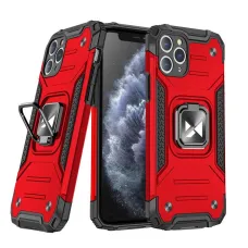 Samsung Galaxy A51 5G Wozinsky Ring Armor Case Kickstand telefontok piros