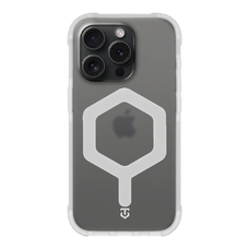 Tactical MagForce Hexagon Cover for Apple iPhone 15 Pro T-White