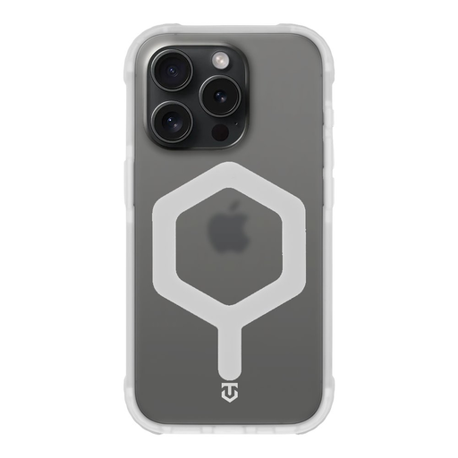 Tactical MagForce Hexagon Cover for Apple iPhone 15 Pro T-White