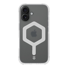 Tactical MagForce Hexagon iPhone 16 tok T-Fehér