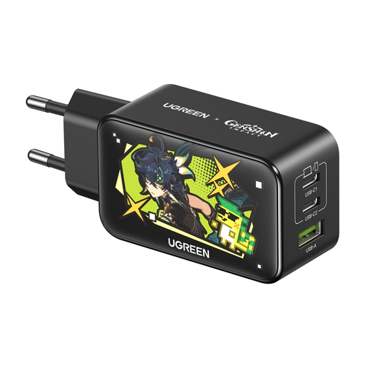 UGREEN Genshin 65W 3-Port GaN töltő USB 2x USB-C