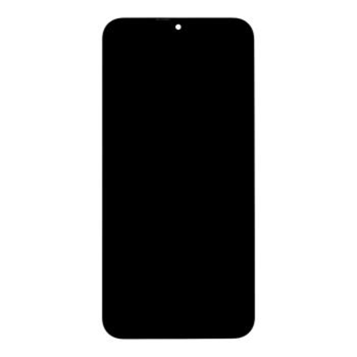 LCD kijelző + Érintőegység + Előlapi keret Samsung A245 Galaxy A24 Fekete (TFT) üvegfólia