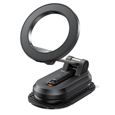 Mágneses autós tartó Mcdodo CM-6240 műszerfalra, 3M ragasztó, összecsukható kialakítás - Fekete