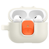 Apple AirPods Pro 3 Spigen Nano Pop Narancssárga Bézs tok - 0. kép
