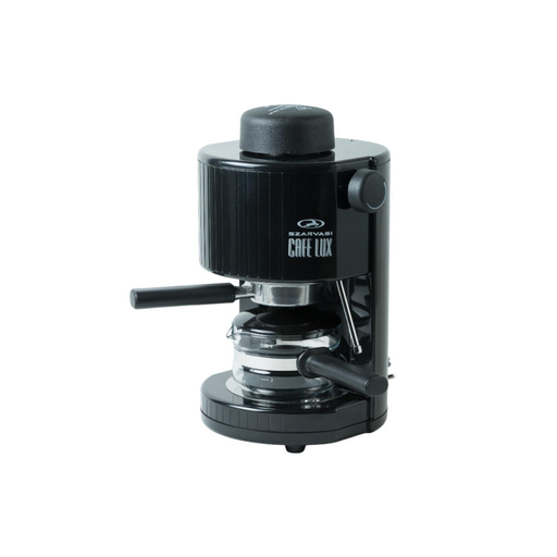 Szarvasi SZV-620 CAFE LUX kávéfőző, 800W, fekete színű, gőzcsappal, üveg kiöntő, biztonsági szelep, 304kPa nyomás