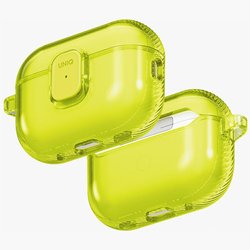 AirPods Pro 3 UNIQ Glase Pro Lock Case sárga tok