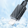 Data Cable (CA-3660) Type-C - Lightning 36W Fekete 1.2m átlátszó tervezésű Mcdodo - 3. kép