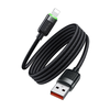 Mcdodo USB-A - Lightning 3A 1.2m Fekete Data Cable Self-Winding Series (CA-6000) - 0. kép