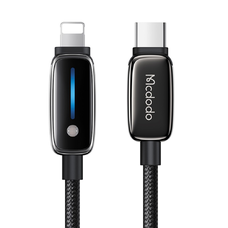 USB-C to Lightning 36W 1.2m Mcdodo - Data Cable (CA-0050) Fényerőszabályozással - Fekete