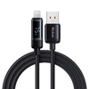 Mcdodo Data Cable BAT Series (CA-5000) USB-A to Lightning, Digitális Kijelző, 1.2m Fekete - 0. kép