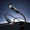 USB-C - USB-C Fekete Mcdodo Data Cable (CA-8000), Dupla LED Kijelzővel, 100W, Gyors Töltés, 1.2m - 3. kép