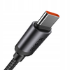 Mcdodo USB-C to USB-C Nylon Fonott Alumínium Ötvözet PD60W 1m Fekete Adatkábel (CA-4410) - 1. kép