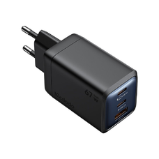 Mcdodo - Fali Töltő Gana Mini Sorozat (CH-0970) - 2x USB-C, 1x USB-A, 67W, GaN Technológia - Fekete