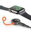 Apple Watch Fekete Mcdodo - Vezeték nélküli töltő (CH-6840), Kettős bemenet, 2.5W, Elvesztés elleni szilikon pánt - 1. kép
