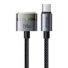 USB-C to MagSafe 3 Mcdodo Magnetic Cable (CA-2071), 140W, LED kijelző, 2m - Fekete thumbnail