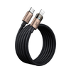 Data Cable Mcdodo CA-6941, USB-C to Lightning, Átlátszó kábel, 36W, 1.2m, Töltőfénnyel - Desert Gold - 0. kép