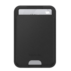 Mcdodo - Mágneses Kártyatartó (WH-7920) - 3 Kártya Kapacitással, Bőr, Ultra-vékony - Fekete