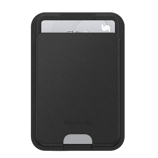 Mcdodo - Mágneses Kártyatartó (WH-7920) - 3 Kártya Kapacitással, Bőr, Ultra-vékony - Fekete