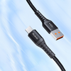 Mcdodo - Adatkábel (CA-2271) - USB to Type-C, Nylon Fonott, Alumínium Ötvözet, Támogatás QC4.0/3.0, 1m - Fekete - 1. kép