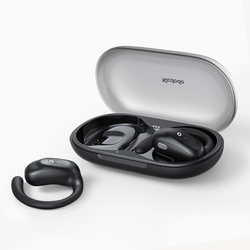 Mcdodo Air O2 Series (HP-8050) Wireless Earbuds - Nyitott Fül, Bluetooth V5.4, Ergonomikus Kialakítás - Fekete