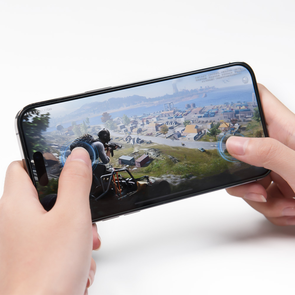 Tel Protect Full Glue 6D Matt Üvegfólia iPhone 16 Plus Fekete üvegfólia - 8