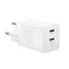 Baseus GaN5 Pro 40W hálózati töltő adapter 2xUSB-C - fehér - 2. kép