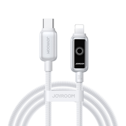Joyroom S-A55 StarFlight 30W USB-C - Lightning 1,2m kábel - fehér