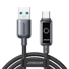 Joyroom S-A55 StarFlight 66W USB-A - USB-C 1,2m kábel - fekete