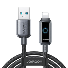 Joyroom S-A55 StarFlight 3A USB-A - Lightning 1,2m kábel - fekete