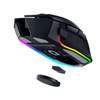 Razer Basilisk V3 Pro vezeték nélküli játék egér 10+1 gombbal, 30000 DPI, RGB, fekete EU (RZ01-04620100-R3G1) - 2. kép