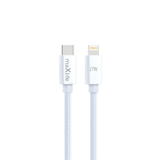 Maxlife MXUC-12 kábel USB-C - Lightning 1,0 m 27W fehér,