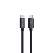 Maxlife MXUC-12 kábel USB-C - USB-C 2,0 m 60W fekete