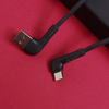 Maxlife MXUC-09 szögletes kábel USB - USB-C 2,0 m 3A fekete - 0. kép