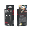 Maxlife MXUC-09 szögletes kábel USB - USB-C 2,0 m 3A fekete - 2. kép