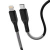USB-C Lightning kábel Forcell F-Energy PD 3A 27W Carbon 1 m CB-01C fekete - 4. kép