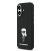 Karl Lagerfeld Liquid Silicone Metal Ikonik iPhone 17 tok - 0. kép