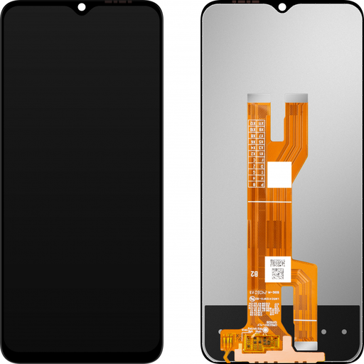 LCD Kijelző Modul MP vivo Y03 / Y18 / Y18e / Y28s / Y37 készülékhez, keret nélkül, utángyártott, fekete üvegfólia