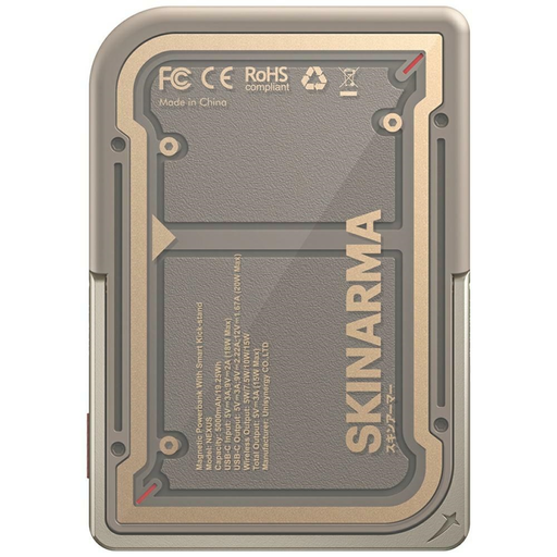 Powerbank Skinarma Nexus Mecha Mágneses Kitámasztó 5000mAh 20W PD USB-C MagSafe arany