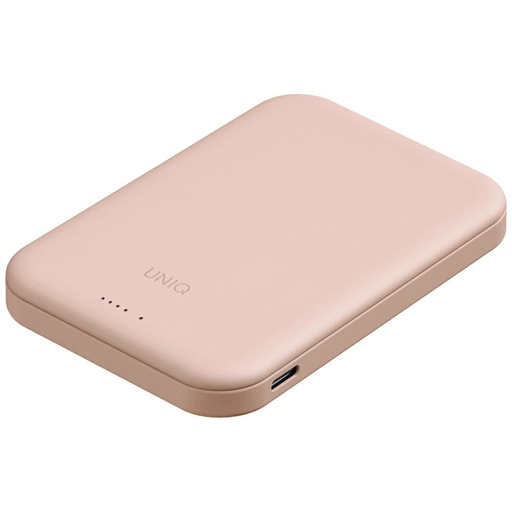 Powerbank Lyden Lexa Magnetic UNIQ 5000mAh PD USB-C MagSafe rózsaszín