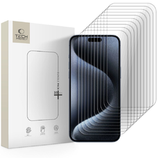 iPhone 15 Pro Max Tech-protect Bundle 10-pack üvegfólia Clear