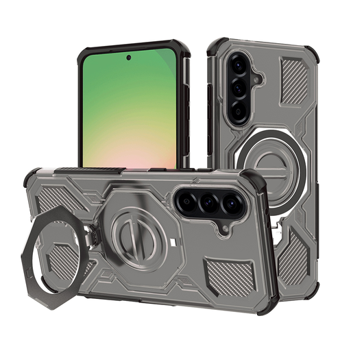 Samsung Galaxy A56 5G Techsuit Carbon Shield PRO - Smoke Black tok