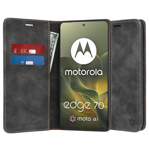 Motorola Edge 70 Fekete Techsuit Confy Cover tok